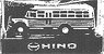 Hino Type BH10 Bonnet Bus Pullback Red (Diecast Car)