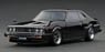 Nissan Skyline 2000 GT-ES (C210) Black Ron-Wheel (Diecast Car)