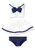 50 Sailor Swim Wear Set (White) (Fashion Doll)