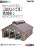 建物コレクション 122-2 三線式レンガ造り機関庫2 (鉄道模型)