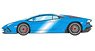 Lamborghini Aventador S 2017 -Center Lock Wheel Ver.- Pearl Blue (Diecast Car)