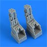 Ejection Seats w/Safety Belts for F-14D Tomcat (2 Pieces) (for Fujimi) (Plastic model)