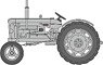 (N) Fordson トラクター マットグレー (鉄道模型)