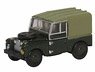 (N) Land Rover Series I 88` Canvas REME (Model Train)