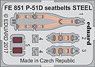 Seatbelts Steel for P-51D (for Meng Model) (Plastic model)