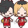 Nitotan Haikyu!! Nekoma High School (Uniform) Rubber Mascot (Set of 9) (Anime Toy)