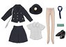 Policewoman Set (Navy) (Fashion Doll)