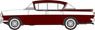 (OO) ボクスホール クレスタ ヴェネチアンレッド/ポーラホワイト (鉄道模型)