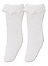 Picco D Cotton Lace Socks (White) (Fashion Doll)