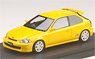 Honda Civic Type R (EK9) Early Type Sunlight Yellow (Diecast Car)