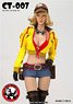 Cat Toys 1/6 Female Engineer Head & Costume Tool Set A Yellow (CT007A) (Fashion Doll)