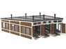 Brick Outer Wall Kit for Round House (Conversion Kit) (Model Train)