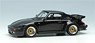 Porsche 930 turbo `Flatnose` 1988 -BBS wheel- Black (Gold Mesh) (Diecast Car)