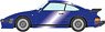 Porsche 930 turbo `Flatnose` 1988 -BBS wheel- Metallic Dark Blue (Chrome Mesh) (Diecast Car)