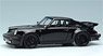 Porsche 930 turbo 1988 Black (Matt Black wheel) (Diecast Car)