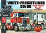 White Freightliner SC/DD Cabover Truck Tractor 2in1Kit (Freightliner 75th Anniversary) (Model Car)