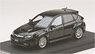 Subaru Impreza WRX STI (GRB) Genuine Option Equipped Vehicles Obsidian Black Pearl (Diecast Car)