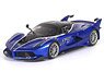 Ferrari FXX K 2016 #17 Blue Francia Pagani (Diecast Car)