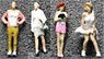 (1/87 - 1/100) Business Girl - 1 (4 Pieces) (Model Train)