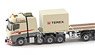 Terex Mercedes Benz Actros2 Bigspace 8*4 with 6 Axle Nooteboom Ballasttailer (Diecast Car)