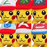 Pokemon Plush Tiny Shoulder Ride Pikachu (set of 6) (Character Toy)