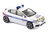 Renault Megane 2016 `Police Municipale` Yellow & Blue Stripping (Diecast Car)