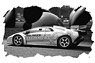 Lamborghini Diablo GTR `Reiter Engineering` 1999 Silver (Dark Gray Moquette Skin Base) (Diecast Car)