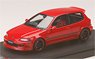 Honda Civic (EG6) Custom Ver with Mugen RNR Wheel Metallic Red (Diecast Car)