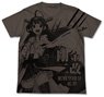 Kantai Collection Kongo Kai-II All Print T-Shirts Charcoal S (Anime Toy)