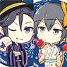 Chara-Forme Tsukiuta. The Animation Can Badge Collection Yukata Ver. [Six Gravity] (Set of 6) (Anime Toy)