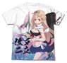 Kantai Collection Yuudachi Kai-II Swimwear Mode Full Graphic T-shirt White L (Anime Toy)