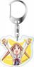 Aho-Girl Acrylic Key Ring Yoshiko Hanabatake (Anime Toy)