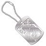 [Altair: A Record of Battles] Metal Art Dog Tag Zaganos (Anime Toy)