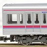 Keio Series 8000 (Large Scale Modified Car/8703 Formation) Additional Four Middle Car Set (without Motor) (Add-on 4-Car Set) (Pre-colored Completed) (Model Train)