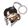 Attack on Titan Levi Acrylic Tsumamare Key Ring Ver.3.0 (Anime Toy)