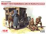 Model T 1917 Ambulance with US Medical Personnel (Plastic model)