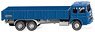 (HO) MAN Flat Bed Truck w/Railing `Blumhardt` (Model Train)
