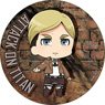 Attack on Titan Season 2 Can Badge Erwin Deformed Ver (Anime Toy)
