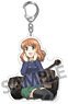 Girls und Panzer Last Chapter Acrylic Key Ring Saori Takebe (Anime Toy)