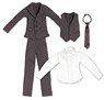 PNXS Three Pieces Suits Set (Brown (Fashion Doll)