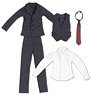 PNXS Three Pieces Suits Set (Navy) (Fashion Doll)