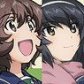 Girls und Panzer Last Chapter Can Badge Set Team Ankou (Anime Toy)