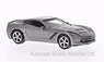 (HO) Chevrolet Corvette (C7) Stingray 2013 Metallic Gray (Model Train)