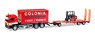 (HO) MAN F 90 Container-LKW mit Goldhofer TU3 und Gabelstapler `Colonia` (MAN F 90) (Model Train)
