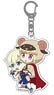 Idol Time PriPara [Paraneta] [Chara Ride] Yui on Shogo Acrylic Key Ring (Anime Toy)