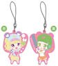 Idol Time PriPara [Paraneta] [Front and Back Rubber] Yumekawa Uniform Yui & Batter Nino (Anime Toy)