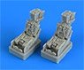 F-14A Tomcat Ejection Seats with Safety Belts (for Fujimi) (Plastic model)
