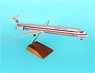 MD-80 American Airlines Old Paint (w/Wooden Stand, Gear) (Pre-built Aircraft)
