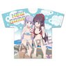 New Game!! Full Graphic T-shirt Aoba & Hifumi Swimsuit Ver. XL Size (Anime Toy)