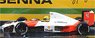 McLaren Honda MP4/5B Ayrton Senna Elevated Nose Cone Test Cer Monza 1990 (Diecast Car)